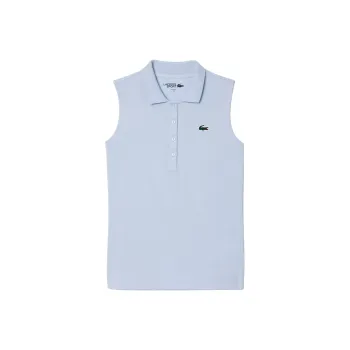 LACOSTE Polo Shirt Women's Light Blue