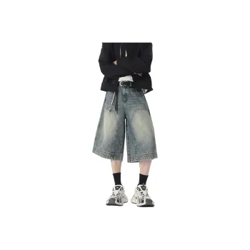 BEAR UNION Denim Shorts Unisex Nostalgic Blue