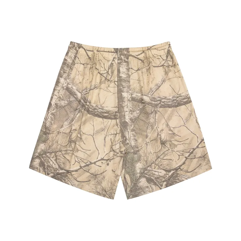 Nomt Basketball Shorts Unisex Antumn Leaves Yellow-1