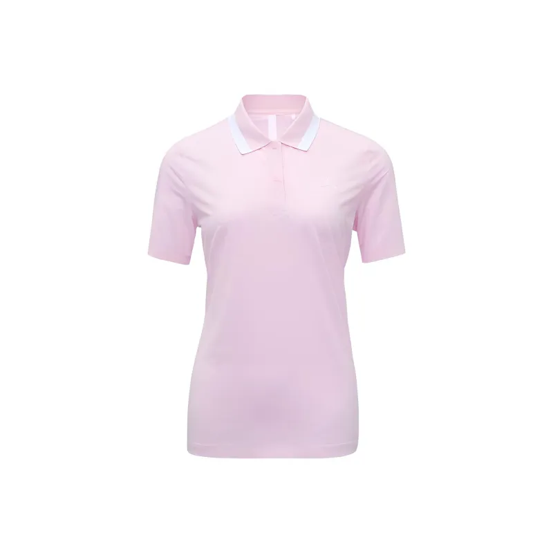 LI NING 1990 Golf Series Polo Shirt Women's Soft Cherry Blossom Pink-0