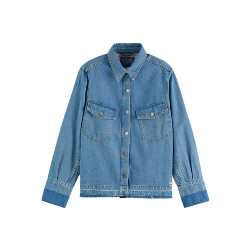 Scotch&Soda Shirt Women's Washable Indigo