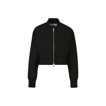 AMIPARIS Paris Zip Up Padded Bomber Jacket
