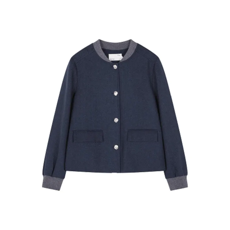 IHIMI Jackets & Coats Women's Dark Blue-0
