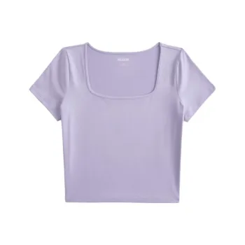 Hollister T-Shirt Women's Light Purple