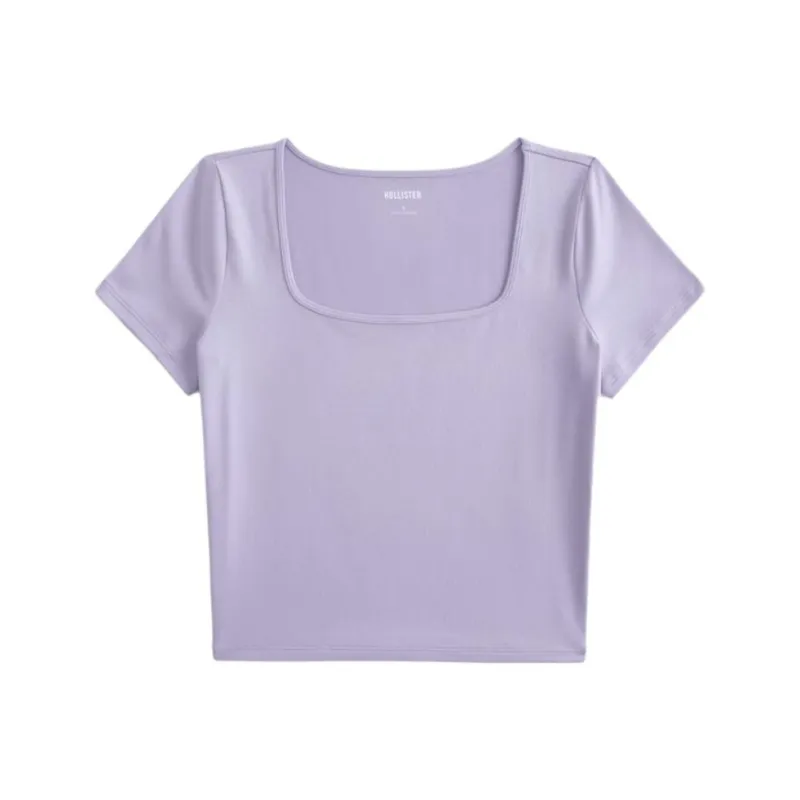 Hollister T-Shirt Women's Light Purple-0