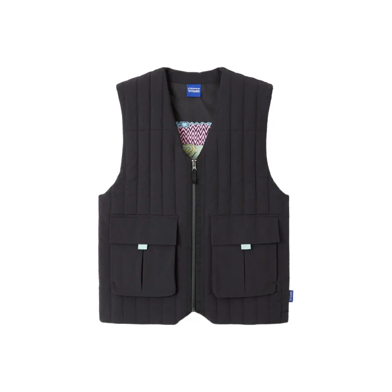 DECATHLON x TETSUNORI Vest Unisex Smoky Black-0