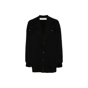 Golden Goose Bead embellished Bomber Jacket
