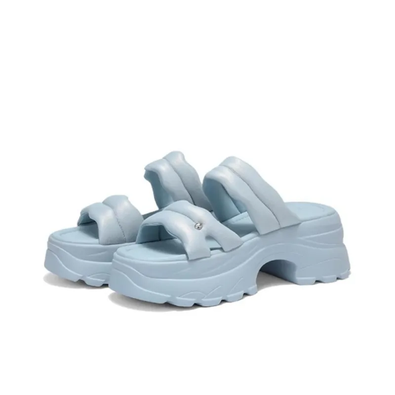 JESSICA SOPHIA PU Polyurethane Slip Resistant Abrasion Resistant Slide Slippers Women's-2