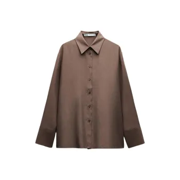 ZARA ZW Series Shirt Women's Red Clay
