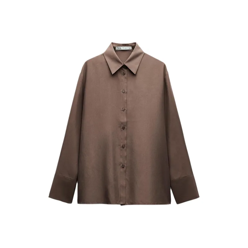 ZARA ZW Series Shirt Women's Red Clay-0