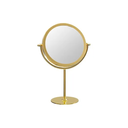 JIXUAN Desktop Vanity Make Up Mirrors Rotating Magnification