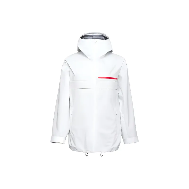 PRADA Windbreaker Jackets Women's Pink White-0