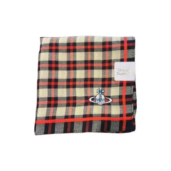 Vivienne Westwood Silk Scarves Unisex Beige