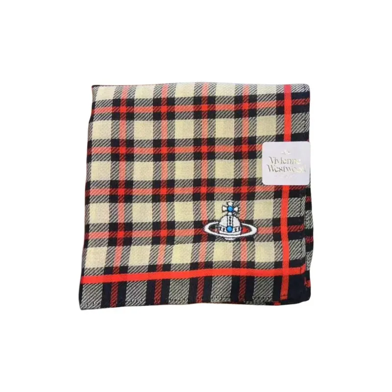 Vivienne Westwood Silk Scarves Unisex Beige-0