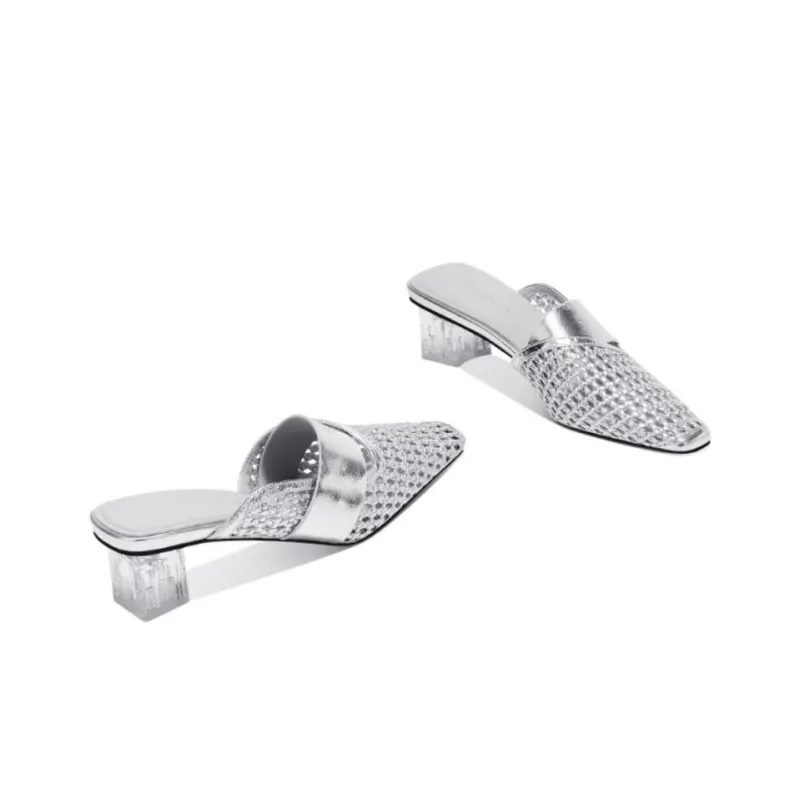 JESSICA SOPHIA Rubber Sole Cut Out Abrasion Resistant Slip Resistant Closed Toe Slippers Women's-2