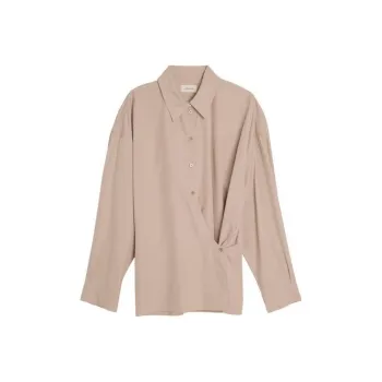 Lemaire Straight Collar Twisted Shirt 'Violet Ice'