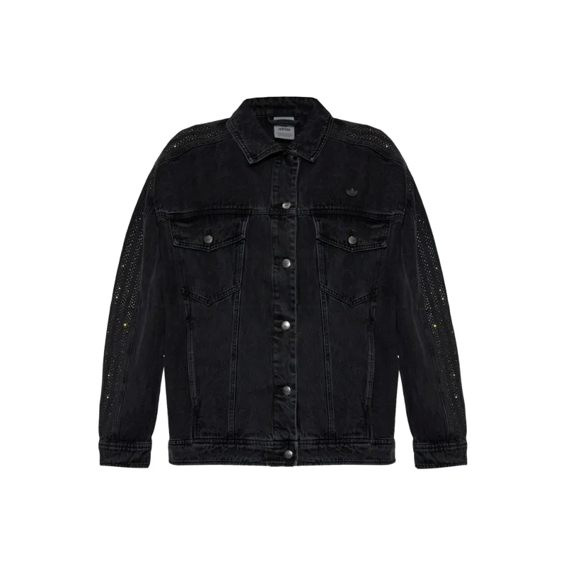 Adidas Originals Atlanta Embellished Straight Hem Jacket-0