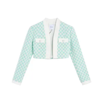 Bebe SS23 Jacket Women's Blue White