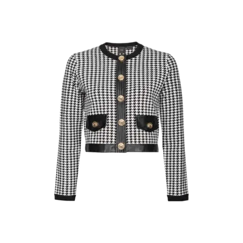 PINKO FW23 Jackets Coats Women's Black-0
