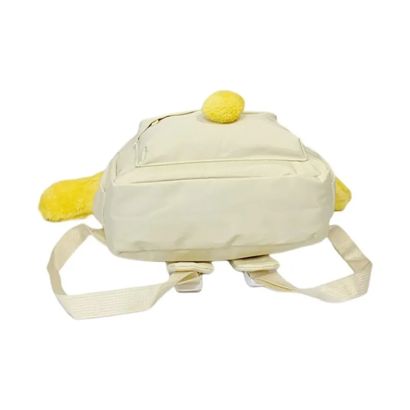 SEVENMOONS Nylon Fabric Backpack Regular Women's Yellow-3