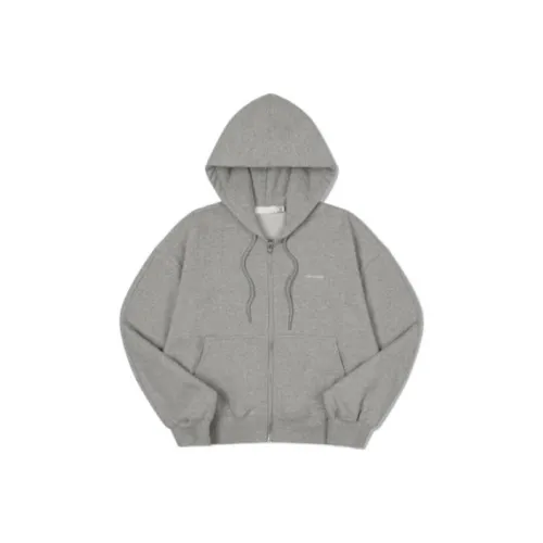 LOW CLASSIC FW23 LC ZIP-UP HOODIE Sweatshirt Women's MELANGE GREY / GREY MELANG