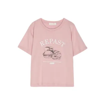 MOUT RECON TAILOR Drop Shoulder Sleeve T Shirt Women's Pink