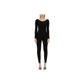 Fabiana Filippi Scoop Back Ribbed Jumpsuit