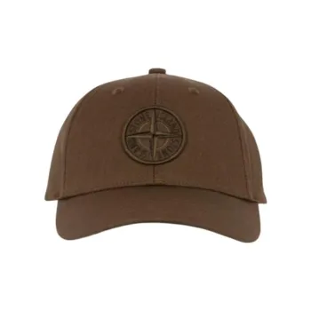 STONE ISLAND Logo Embroidered Baseball Cap