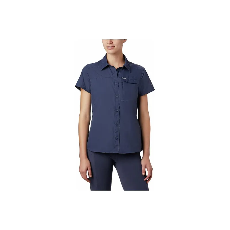 Columbia Silver Ridge Shirts Women's Blue-0