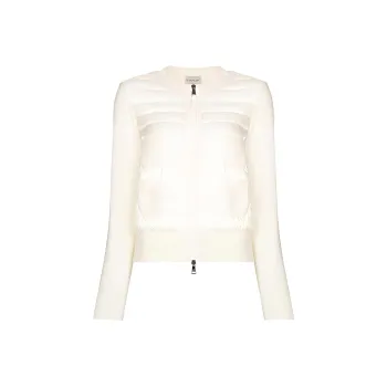 Moncler Down Jackets Women's Cream White