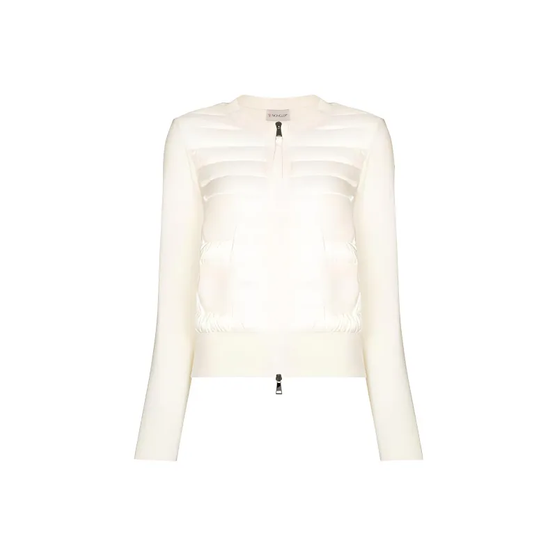 Moncler Down Jackets Women's Cream White-0