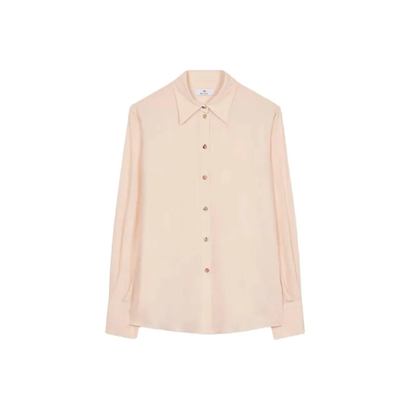 Paul Smith Spread collar Crepe Shirt-0