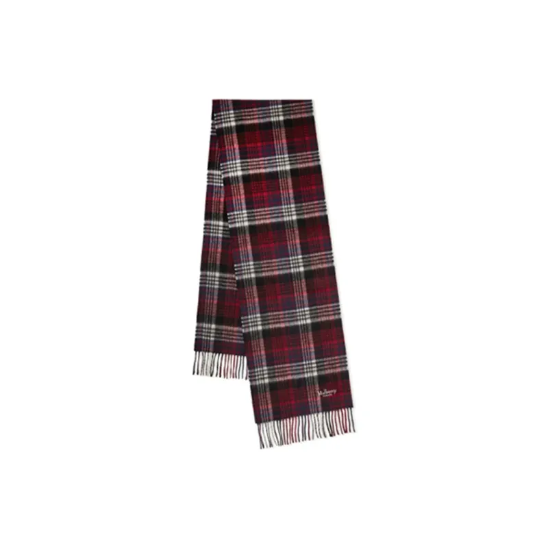 Mulberry Knit Scarves Women's Marine Blue-0