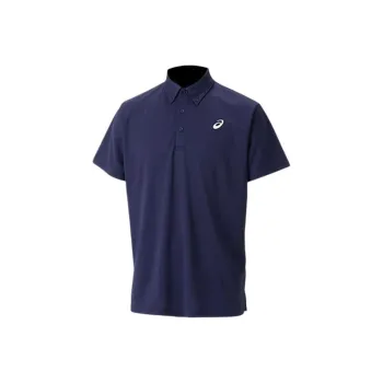 Asics SS25 Polo Shirt Men's Dark Blue