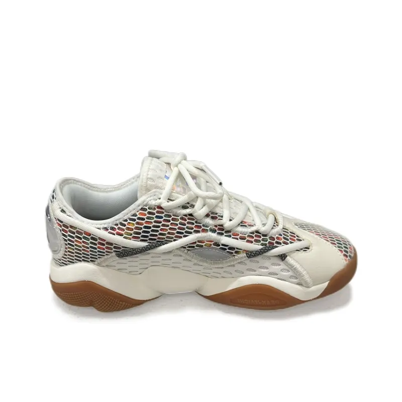 PEAK State Pole 6371 Anti Slip And Wear Resistant Coverage Low Top Casual Shoes Men's White-1