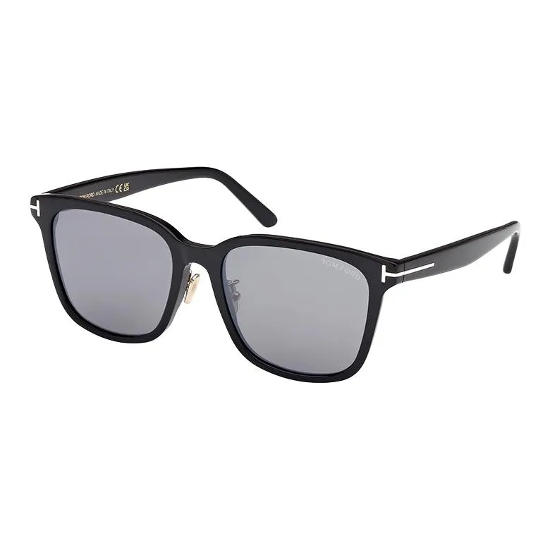 TF Acetate Square Sunglasses Unisex Black-0