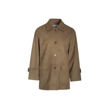 Little Pull Jackets Coats Women's Brown