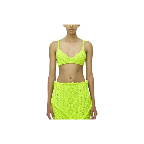 Alexander McQueen FW24 Camisole Women's Neon Yellow