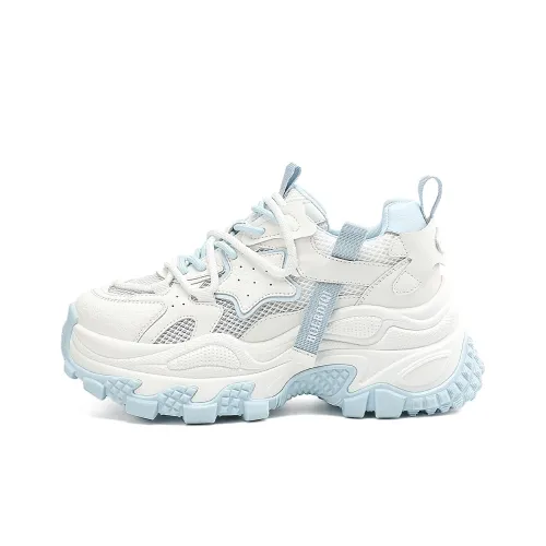 BOERDIQI Breathable Lightweight Height Increasing Chunky Sneakers Women's