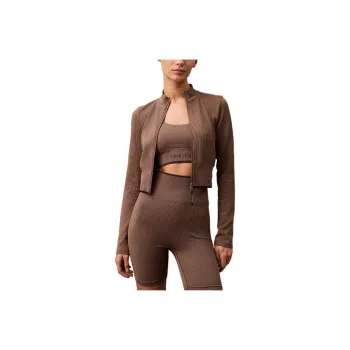 CALVIN KLEIN Jackets & Coats Women's Khaki