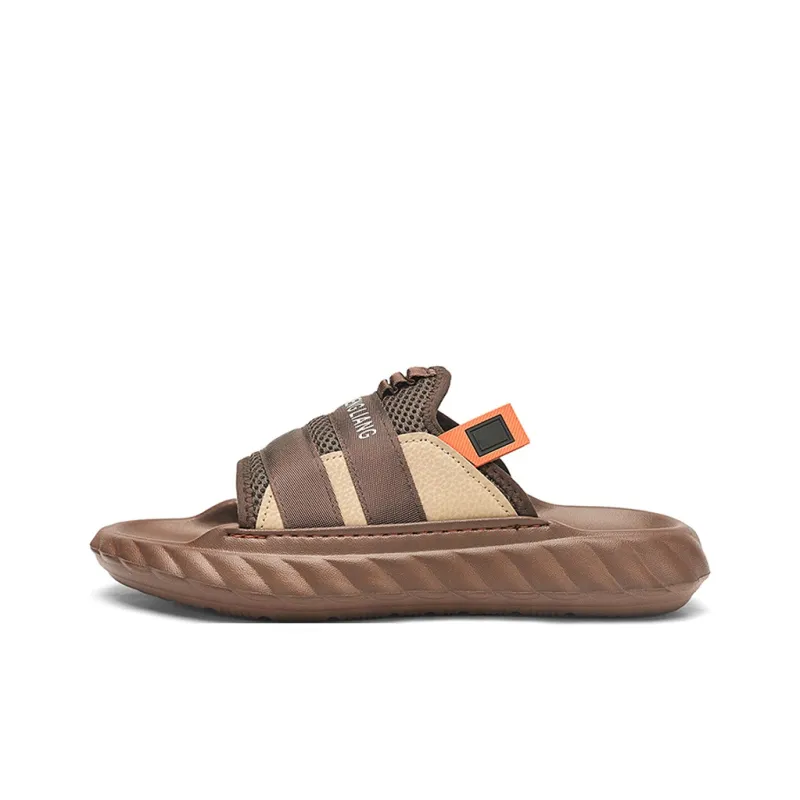 YUZHAOLIN EVA Woven Slip Resistant Abrasion Resistant Slide Slippers Men's-3