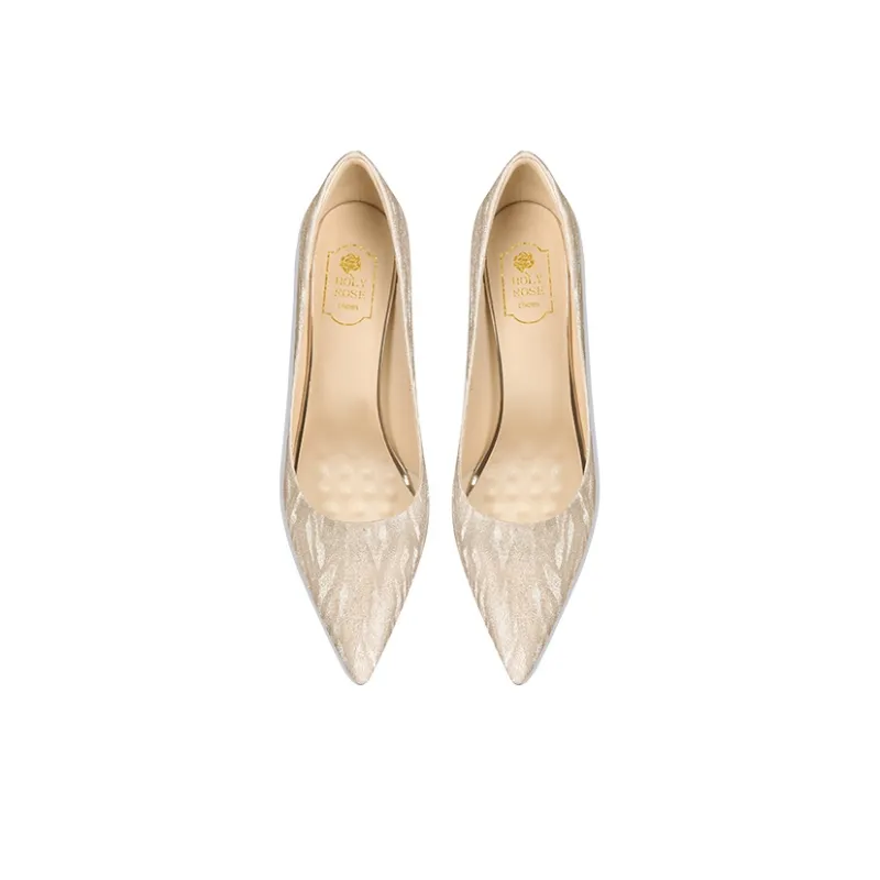 Holy Rose Slim Heel High Heels 10cm Women's-9