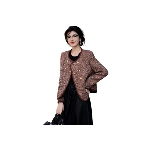 【dme】 Jackets Coats Women's Brown Red