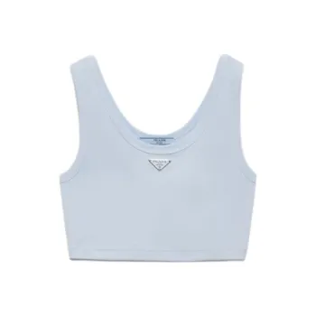 PRADA Ribbed knit Tank Top