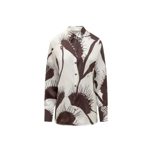 Ferragamo Venus-Printed Button-Up Shirt