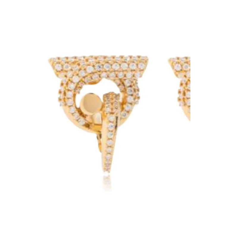 Ferragamo Logo Shaped Earrings-1