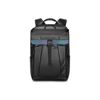 KINGSONS Polyester Backpack Unisex Black