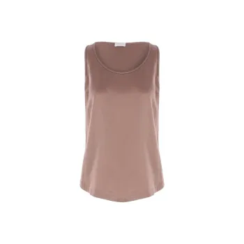 Brunello Cucinelli Silk satin Tank Top