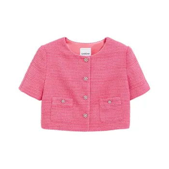 Bebe SS24 Jackets Coats Women's Rose Red