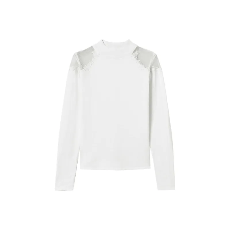 Twinset High neck Embroidered Sweater-0